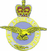 Embroidered badge - RAF Iron on
